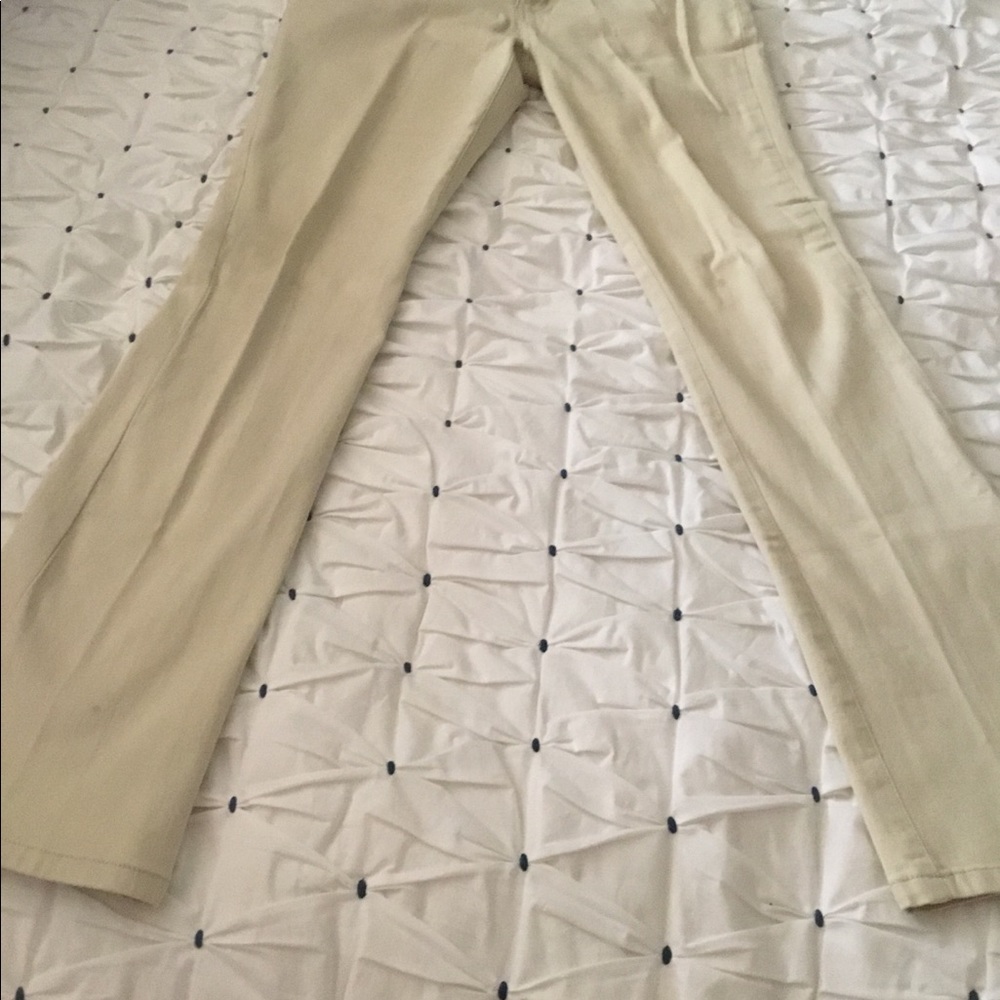 Beige jeans